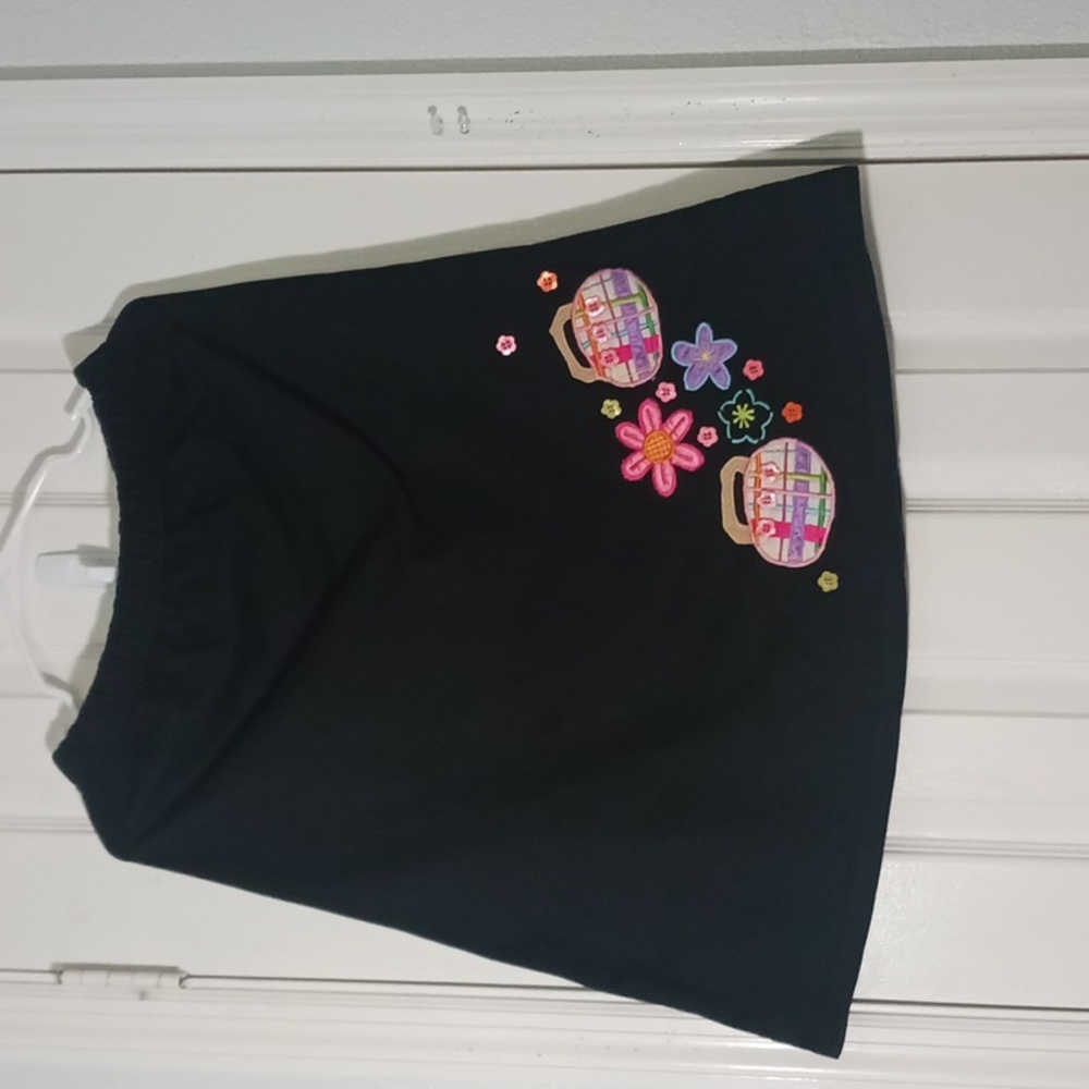 Michael & Simon Skirt With Embroidered Detail & With Buttons